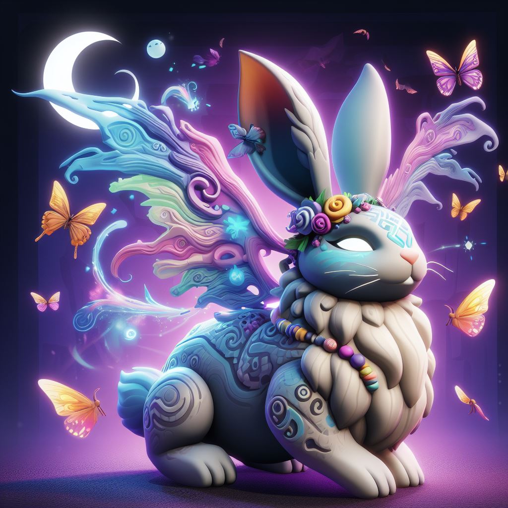 The Dreamweaver Rabbit: A Fantastical Pet Concept in Roblox image